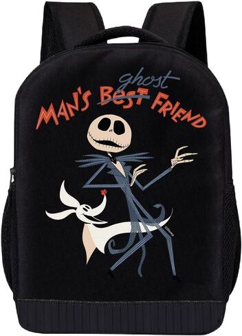 Disney Nightmare Before Christmas Backpack for School | Kids Travel Backpack Jack Skellington School Backpack | Kids Backpack for Girls, Boys, Toddlers, Unisex in Kuwait