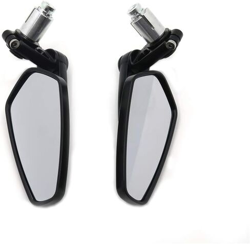 HTTMT MT252-023-BK-22mm Black 7/8 Inches 22mm Universal Motorcycle CNC Aluminum Arrow Bar End Side Mirrors in Saudi Arabia