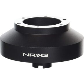 NRG Innovations NRG-SRK-131H Racing Style, Steering Wheel Quick Release Short Hub Adapter, 6 X 70mm Bolt Pattern, Black Body