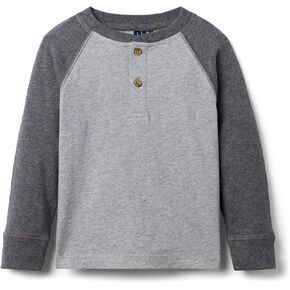 Janie and Jack Boys' Raglan Henley (Toddler/Little Big Kid)