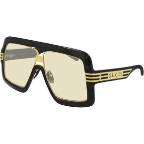 Gucci Yellow Shield Men's Sunglasses GG0900S-005 60