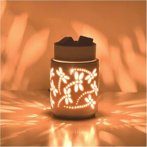 mocosa Ceramic Wax Melt Warmer, Wax Warmer for Scented Wax, Candle Wax Melter Gifts for Mom, Fragrance Wax Melts for Home Decor (Pentagram) ...