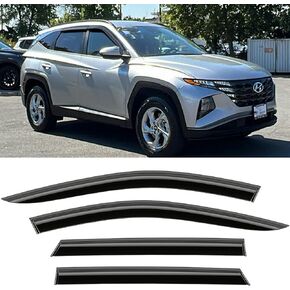 Side Car Window Visors Window Shade Vent Deflectors for 99-06 Chevrolet Silverado & GMC Sierra 1500 2500 3500 2500HD Rain Guards, 07 Silverado & Sierra 1500 3500 2500HD, with Extended Cab 94044 4-pc