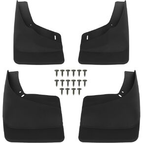 SCITOO Mud Flaps 4PCS suitable for Chevrolet Avalanche 1500 Silverado 1500 Silverado 2500 HD for GMC Sierra 1500 HD Sierra 2500 Yukon XL 1500 1999-2007 front & rear mud flaps splash guard set