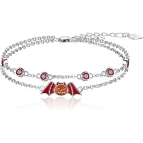 Christmas Gifts Butterfly/Hummingbird/Bat Bracelet 925 Sterling Silver Animal Bracelet Cubic Adjustable Layer Animal Bracelet Cute Animal Jewelry Gifts for Women Mother Wife Animal Lover Her Girlfriend