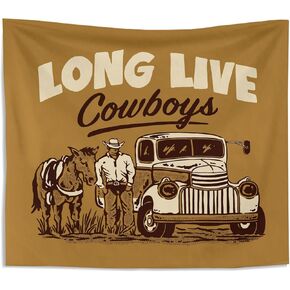 Knibeo Western Cow Buffalo Skull Tapestry, 50x60 Inch, Wall Decor, Bedroom