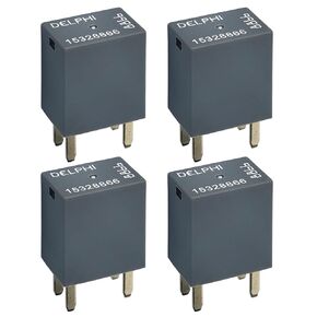 4 قطعة 15328866 20A 12VDC مرحل السيارة 4 دبابيس