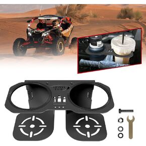 Grab Bar Cup Holder - Cup Holder for Polaris RZR fit 18-40oz Large Bottle - Passenger Grab Handle Cup Holder Compatible with XP 1000(2014-2023)/900(2011-2020)/800(2008-2014)/570(2012-2021)