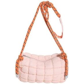 Ulisty Women Small Puffer Square Bag Mini Quilted Crossbody Bag Down Shoulder Bag Casual Handbag Daily Purse