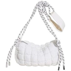 Ulisty Women Small Puffer Square Bag Mini Quilted Crossbody Bag Down Shoulder Bag Casual Handbag Daily Purse