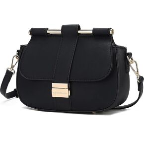 MKF Collection Crossbody Bag for Women, Vegan Leather Shoulder Bags Fashion Handbag Purse