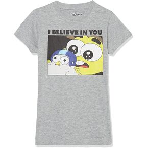Disney Little Big City Greens Space Chicken Girls Short Sleeve Tee Shirt