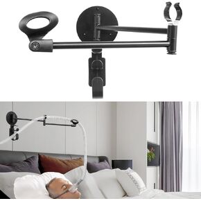 CPAP Hose Holder & Hanger - Flexible Swing Design Follows Your Sleeping Position - Organizes CPAP Mask & Tubing to Prevent Tangling & Leaks - CPAP Stand for Better Sleep and Bedside Organization