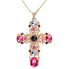 JIAMIN Guardian Angel Charm for Hanging Cross for Car Car Rear View Mirror Pendant for Home Vehicle Interior Accessories (Pink)