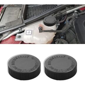 2PCS Coolant Reservoir Cap, Engine Radiator Water Tank Caps, Car Coolant Tank Lid Black Cover, 21712-79900 Auto Radiator Overflow Cove Compatible with Nissan Infiniti Antifreeze Coolant Cap