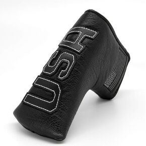 Golf Putter Cover, Putter Headcovers Golf Club Head Covers Putter Headcover for Blade Leather Golf Mallet Putter Head Covers with Magnetic for All Brands USA Style