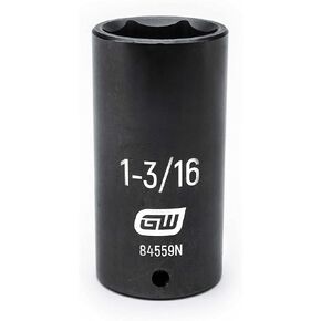 GEARWRENCH 1/2" Drive Deep Impact SAE Socket 1-3/16", 6 Point - 84559N