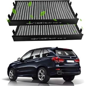 Freairpilot 2PCS CF10936 Cabin Air Filter,Replacement For BMW (External) X5 2007-2018,X6 2008-2018;OEM# CUK2941,LAK221/S,49858,64116945594,64119248294,64316945586,64316945594,64316804939.