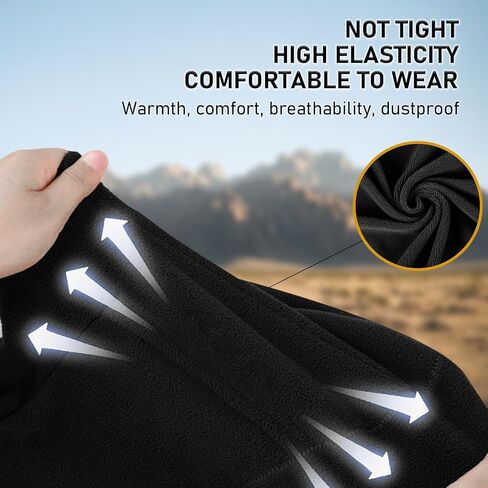 Hunting Face Mask for Cold Weather Winter Camouflage/Black Ski Balaclava Face Mask Hunting Windproof for Men Women in Saudi Arabia