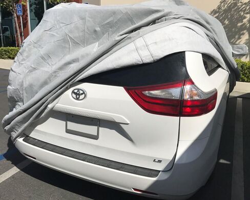 CarsCover Custom Fit 2004-2024 Toyota Sienna Mini Van Car Cover Heavy Duty All Weatherproof Ultrashield Minivan Covers in Kuwait