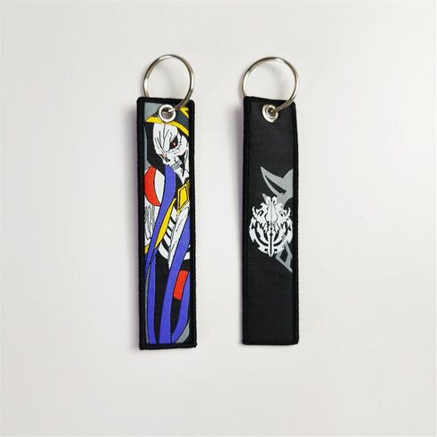 2 PCS Motorcycle Keychain Cool Embroidered Anime Jet Tag JDM Anime Keychains for Keys Motorcycles in Saudi Arabia