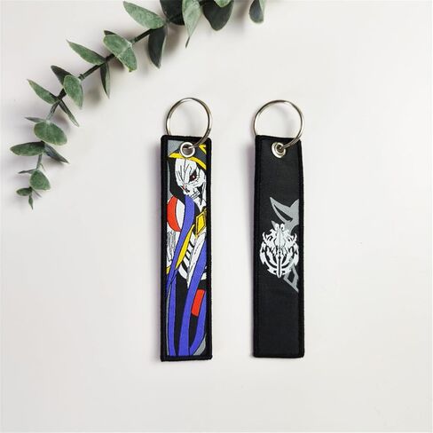 2 PCS Motorcycle Keychain Cool Embroidered Anime Jet Tag JDM Anime Keychains for Keys Motorcycles in Saudi Arabia