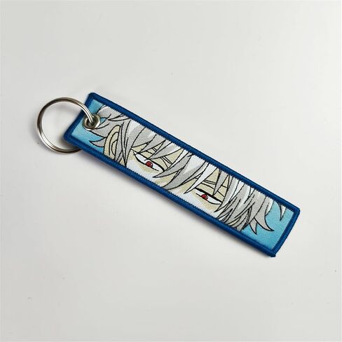 2 PCS Motorcycle Keychain Cool Embroidered Anime Jet Tag JDM Anime Keychains for Keys Motorcycles in Saudi Arabia