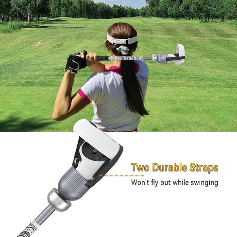 VR Golf Club Compatible with Meta Quest 3S/Quest 3/2, Adjustable Length Golf Club Attachment for Oculus Quest 3 Right Controller, Aluminum VR Golf Shaft Simulator Grip, 90 Degree Keep Tracking in Saudi Arabia