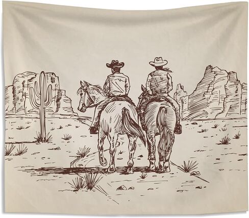 Knibeo Western Cow Buffalo Skull Tapestry, 50x60 Inch, Wall Decor, Bedroom in Kuwait
