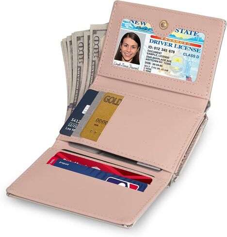 JANKS Small Wallet for Women Mini Laser Card Holder Case Iridescent Holographic Purse with Coin Pocket for Girls Ladies in Saudi Arabia
