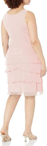 S.L. Fashions Women's Mother of The Bride Jacket Dress with Embellished Shoulder in Saudi Arabia
