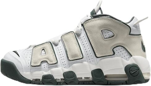 حذاء Nike Air More Uptempo '96 للرجال (FN6249-100، أبيض/أخضر عتيق/أبيض ساميت) in Saudi Arabia