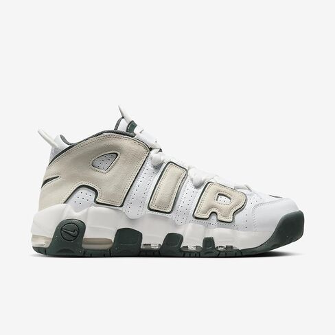 حذاء Nike Air More Uptempo '96 للرجال (FN6249-100، أبيض/أخضر عتيق/أبيض ساميت) in Saudi Arabia