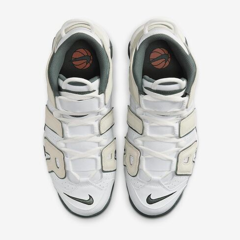 حذاء Nike Air More Uptempo '96 للرجال (FN6249-100، أبيض/أخضر عتيق/أبيض ساميت) in Saudi Arabia