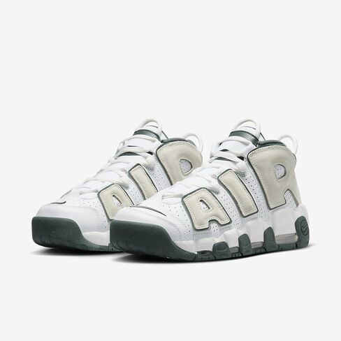 حذاء Nike Air More Uptempo '96 للرجال (FN6249-100، أبيض/أخضر عتيق/أبيض ساميت) in Saudi Arabia