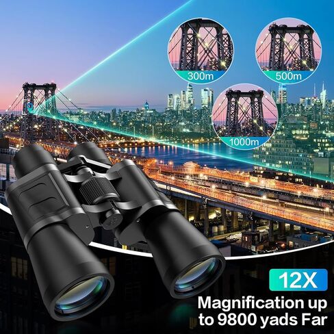 12x25 Binoculars with Clear Low Night Version for Adults and Kids,Large Eyepiece Waterproof Binocular Easy Focus Small Binoculars Wide Field of View & Long Eye Relief for Bird Watching,Hiking,Concert in Saudi Arabia