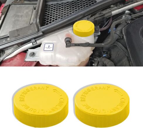2PCS Coolant Reservoir Cap, Engine Radiator Water Tank Caps, Car Coolant Tank Lid Black Cover, 21712-79900 Auto Radiator Overflow Cove Compatible with Nissan Infiniti Antifreeze Coolant Cap in Kuwait