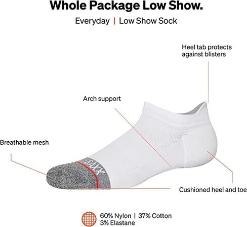 SAXX Clothing Co. مجموعة كاملة من الجوارب الرجالية ذات العرض المنخفض 4 قطع in Kuwait