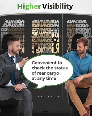 Van Safety Partition Bulkhead Fit for 2015-2023 Ford Transit Mid-Roof Full-Size Vans - Heavy-Duty Steel Protection & Versatile Installation in Saudi Arabia