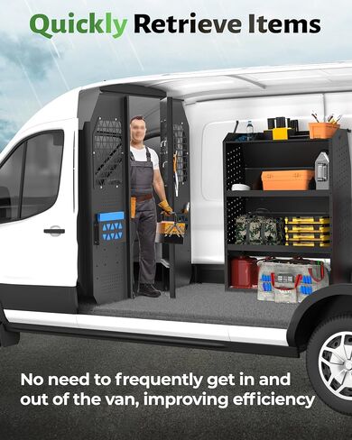 Van Safety Partition Bulkhead Fit for 2015-2023 Ford Transit Mid-Roof Full-Size Vans - Heavy-Duty Steel Protection & Versatile Installation in Saudi Arabia