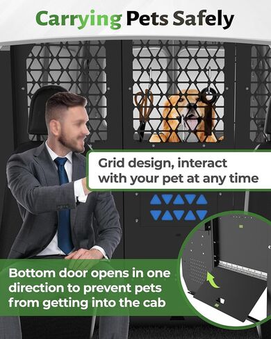 Van Safety Partition Bulkhead Fit for 2015-2023 Ford Transit Mid-Roof Full-Size Vans - Heavy-Duty Steel Protection & Versatile Installation in Saudi Arabia