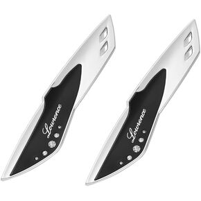 JSCARLIFE 1 Pair Car Windscreen Wiper Stand Windshield Wiper Wing Blade Spoiler (Red/2)
