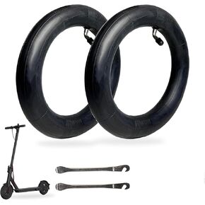 50/75-6.1 Electric Scooter Tire Tube, 8.5 Inch 8 1/2x2 Inner Tube Scooter for Gotrax GXL V2 Hiboy S2 Pro Xiaomi M365 Pro 1S Mi3 Lite Pro2 Electric Scooters Tire, Stem Valve Bent Tire Tubes (2 Pack)