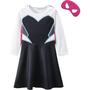 Ghost Girl Costume Hero Spider Halloween Dress For Girls Cosplay Outfit