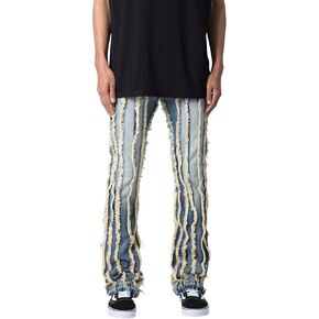 mnml Men's X641 Skinny Stacked Ripped Denim