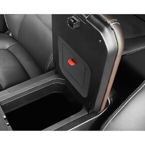 Center Console Silicone Storage Box Fit for 2024 2025 Toyota Land Cruiser 250 Prado J250 LC250 Accessories Seat Gap Storage Box Wireless Charging Silicone Protective Pad Land Cruiser Accessories,Black