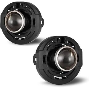 Winjet Bumper Fog Light for 14-18 Dodge Durango PAIR Clear Lens Fog Light Lamp Bumper Replacement DOT Driver and Passenger Side Fog Lights Lamp Assembly