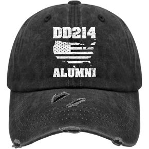 DD214 Alumni Golf Hat Kawaii Hat AllBlack قبعات بيسبول للسيدات هدايا لابن قبعة الجري