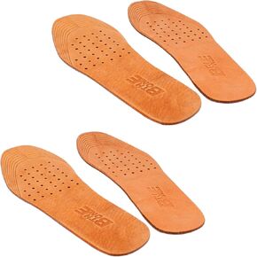 Genuine Leather Shoe Insoles, Absorbent Ultra Thin Pigskin Leather Insoles Break in and Conform to The Shape of Feet (2)