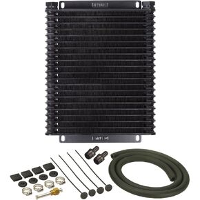 DERALE 13615 Plate & Fin Trans Cooler Kit (1/2" NPT)